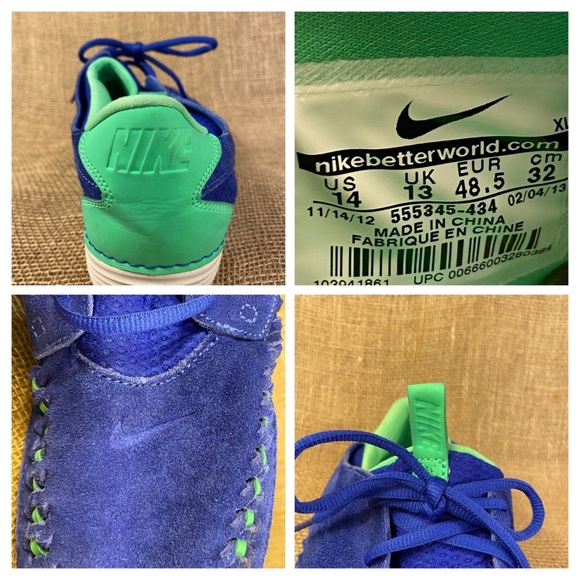 🛑SOLD🛑   Nike running shoe moccasins casual solblue mens size 14 - Picture 9 of 10